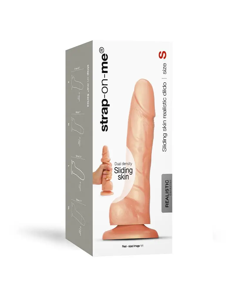 Strap-On-Me - Sliding Skin Realistische Dildo - Lichte Huidskleur 11 Strap-On-Me - Sliding Skin Realistische Dildo - Lichte Huidskleur - Afbeelding 11