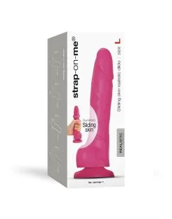 Strap-On-Me - Sliding Skin Realistische Dildo - Roze -Sex Toys winkel Strap on Me Sliding Skin Realistische Dildo roze 7