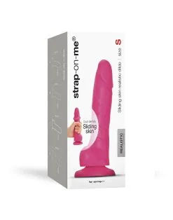 Strap-On-Me - Sliding Skin Realistische Dildo - Roze -Sex Toys winkel Strap on Me Sliding Skin Realistische Dildo roze 9