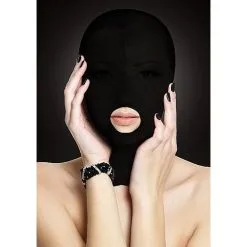 Ouch! Subversion Masker Met Mond Opening - Zwart