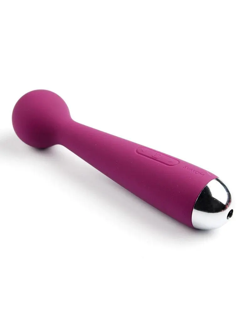 Svakom - Emma Mini Wand Massager - Paars 2 Svakom - Emma Mini Wand Massager - Paars - Afbeelding 2
