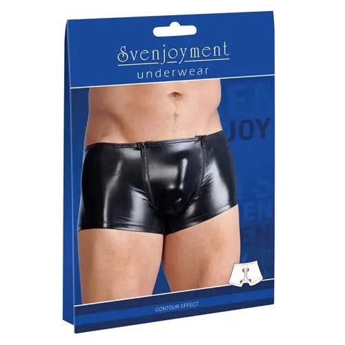 Svenjoyment Wetlook Heren Boxer Met Rits 3 Svenjoyment Wetlook Heren Boxer Met Rits - Afbeelding 3