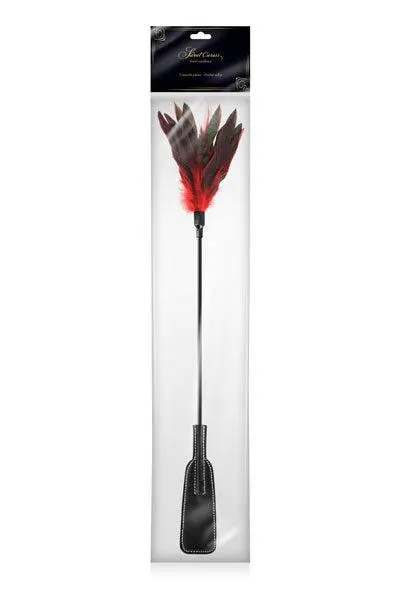 Sweet Caress - Zweepje En Streelveer In 1 - Rood 2 Sweet Caress - Zweepje En Streelveer In 1 - Rood - Afbeelding 2