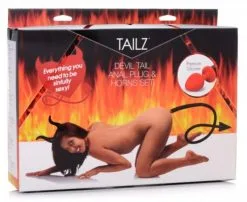 Tailz Devil Tail Buttplug En Hoorntjes Set -Sex Toys winkel Tailz Devil Tail Buttplug En Hoorntjes Set 4