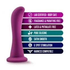 Temptasia Bellatrix G-spot En Prostaat Dildo - Plum -Sex Toys winkel Temptasia Bellatrix G spot en Prostaat Dildo Plum 5
