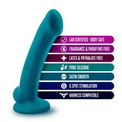 Temptasia Reina Dildo - Teal -Sex Toys winkel Temptasia Reina Dildo Teal 5