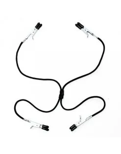 Rimba Bondage Play Tepel-schaamlip Klemmen Met Elastiek