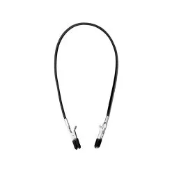 Kiotos Leather Tepelklemmen Aan Leren Koord