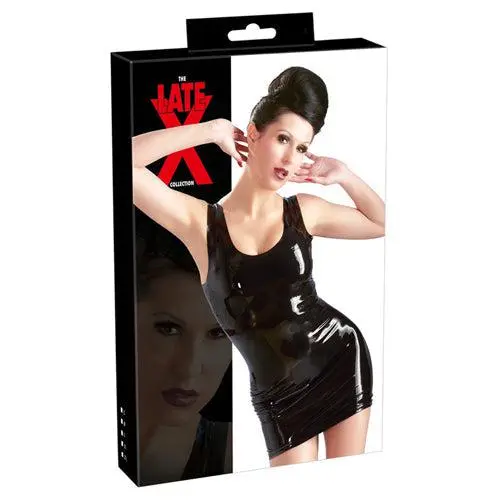 The Latex Collection - Latex Mini Jurk - Zwart 4 The Latex Collection - Latex Mini Jurk - Zwart - Afbeelding 4