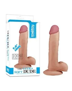 Lovetoy The Ultra Soft Dude Realistische Dildo - 23 Cm X 4,1 Cm