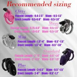 The Vice - Kuisheidskooi - Peniskooi - Chastity Cage CLITTY (voor Hele Kleine/micro Penis) - Transparant -Sex Toys winkel The Vice Kuisheidskooi Peniskooi Chastity Cage CLITTY voor hele kleinemicro penis transparant 6