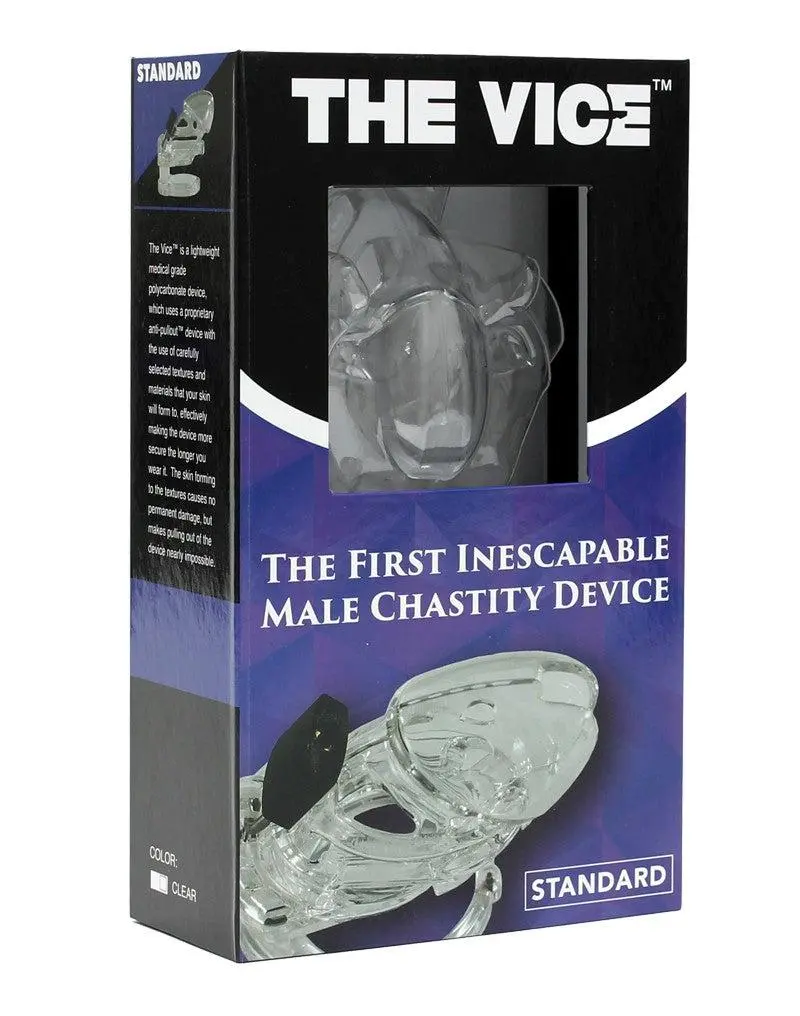 The Vice - Kuisheidskooi - Peniskooi - Chastity Cage - Transparant - Verkrijgbaar In Maten Mini Standaard En Plus 3 The Vice - Kuisheidskooi - Peniskooi - Chastity Cage - Transparant - Verkrijgbaar In Maten Mini Standaard En Plus - Afbeelding 3