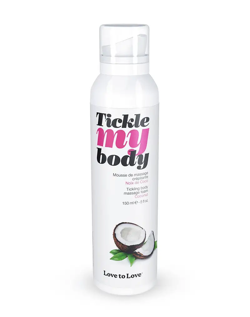 Love To Love Tickle My Body Massagemousse - Coconut 2 Love To Love Tickle My Body Massagemousse - Coconut - Afbeelding 2