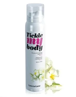 Love To Love Tickle My Body Massagemousse - Kaapse Jasmijn