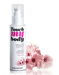 Love To Love Touch My Body - Glijmiddel En MassageOL -ie In 1 - Kersenbloesem
