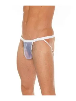 Amorable By Rimba Transparante Jockstrap Slip - Wit