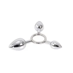 O-products Triple O Driedubbele Buttplug Van Aluminium -Sex Toys winkel Triple O driedubbele buttplug van aluminium 4