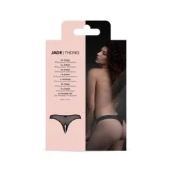 Underneath -Jade Transparante String Met Open Kruisje En Parelstring Door Het Kruis -Sex Toys winkel Underneath Jade Transparante String Met Open Kruisje en Parelstring door het kruis 6