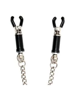 Rimba Bondage Play Verstelbare Busjes Tepelklemmen Met Ketting -Sex Toys winkel Verstelbare busjes tepelklemmen met ketting 3