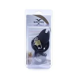 Kiotos Verstelbare Kuisheidskooi Van Siliconen - Zwart -Sex Toys winkel Verstelbare kuisheidskooi van siliconen zwart 9