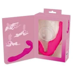 You2Toys Vibrerende Strapless Strap-On - Roze -Sex Toys winkel Vibrerende Strapless Strap On roze 7