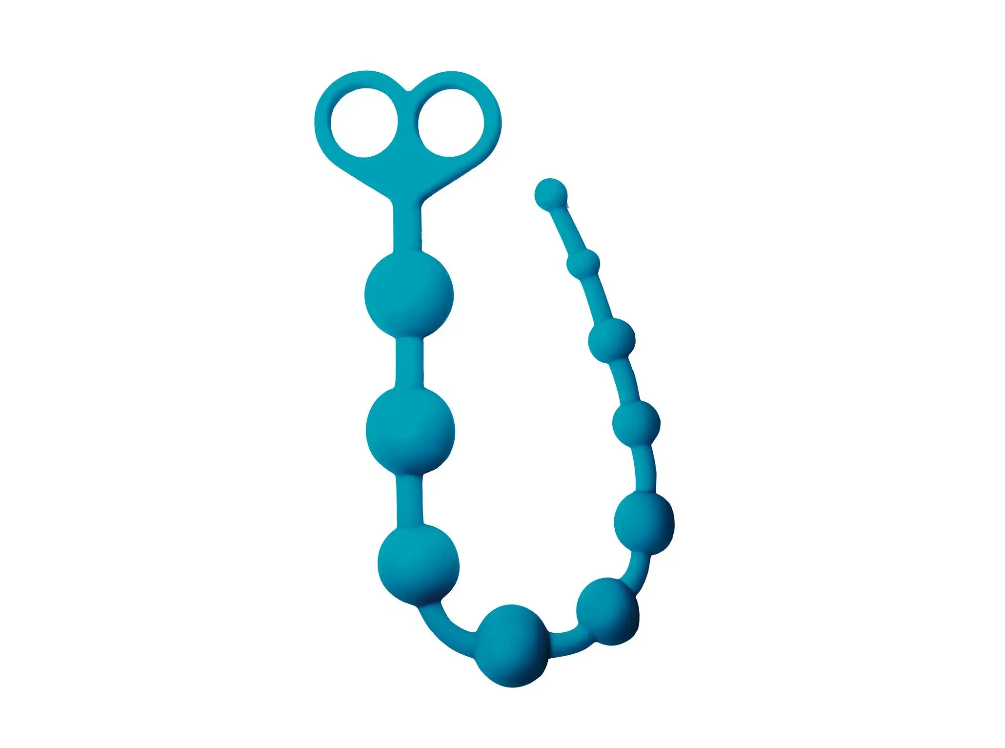 Virgite - Anaal Kralen Snoer 33.5 Cm - Blauw 2 Virgite - Anaal Kralen Snoer 33.5 Cm - Blauw - Afbeelding 2