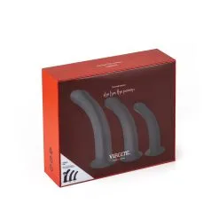 Virgite - Dildo Set Voor Universeel Strap-on Harnas - Zwart -Sex Toys winkel Virgite Dildo Set voor Universeel Strap on Harnas zwart 6