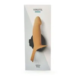 Virgite - Holle Strap-on - Lichte Huidskleur 11 Virgite - Holle Strap-on - Lichte Huidskleur -Sex Toys winkel Virgite Holle Strap on lichte huidskleur 4