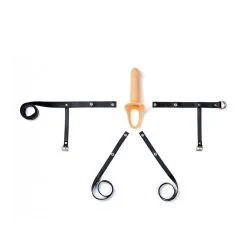 Seven Creations Virgite - Holle Vibrerende Strap-on - Lichte Huidskleur -Sex Toys winkel Virgite Holle Vibrerende Strap on lichte huidskleur 3