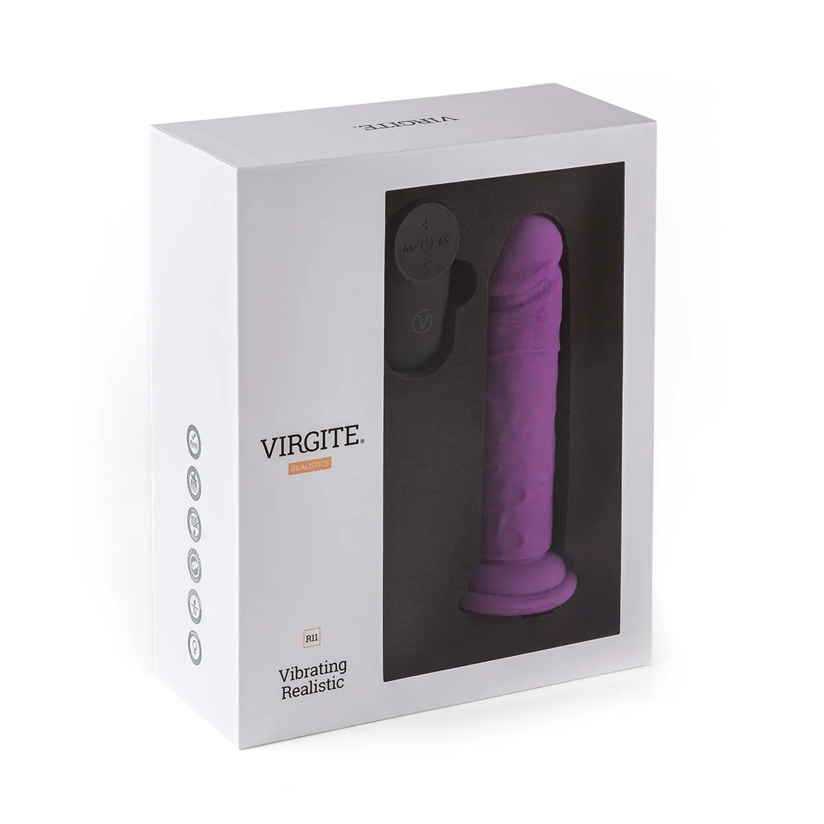 Virgite - Realistische Vibrerende Dildo Met Afstandsbediening R11 - Paars 6 Virgite - Realistische Vibrerende Dildo Met Afstandsbediening R11 - Paars - Afbeelding 6
