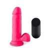 Virgite - Realistische Vibrerende Dildo Met Afstandsbediening R12 - Roze