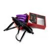 Virgite - Strap-on Harnas Met Dildo Set - Paars - Maat S/M/L