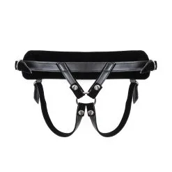 Virgite - Strap-on Harnas Met Zwarte Dildo - Maat M 10 Virgite - Strap-on Harnas Met Zwarte Dildo - Maat M -Sex Toys winkel Virgite Strap on Harnas met zwarte dildo maat M 3