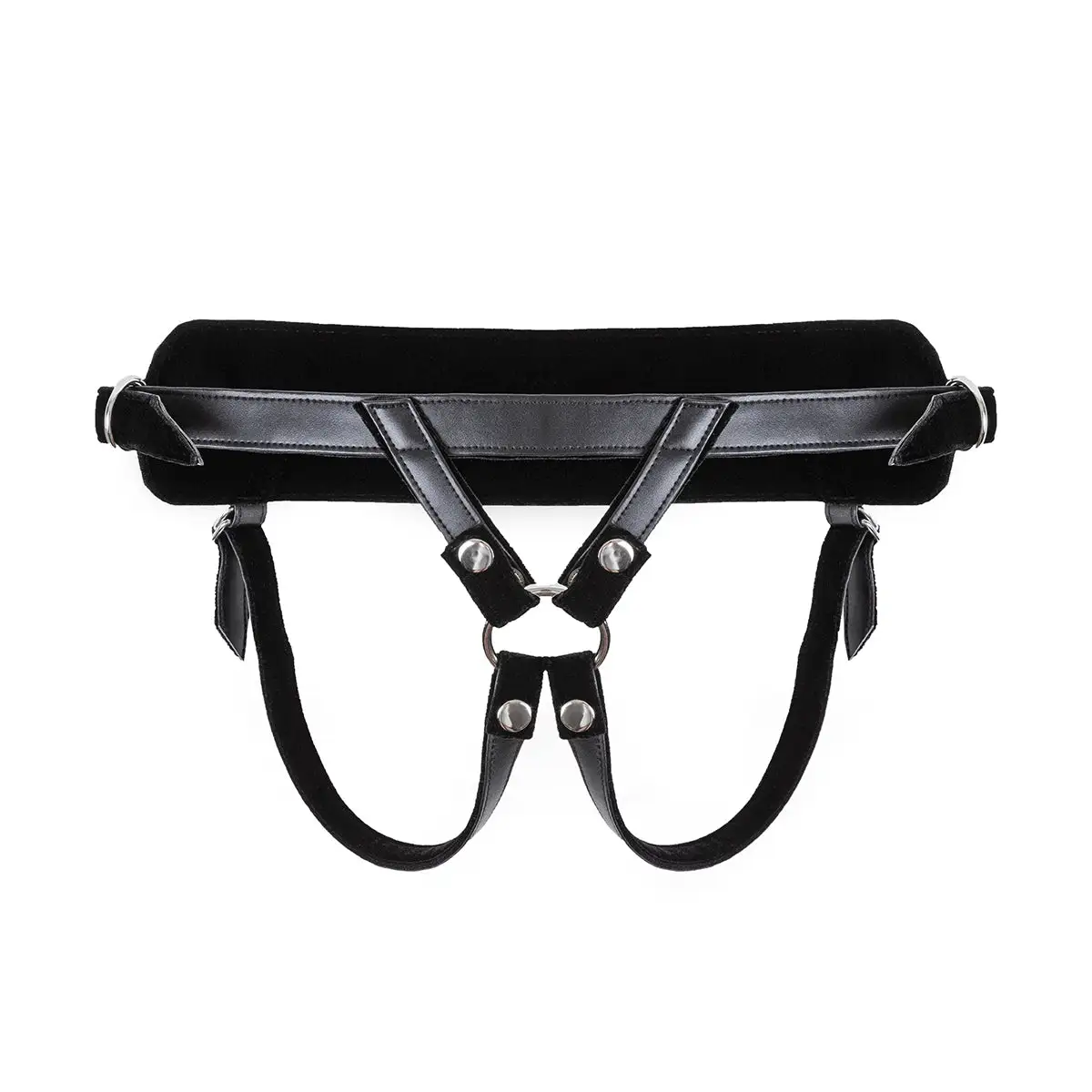 Virgite - Strap-on Harnas Met Zwarte Dildo - Maat M 3 Virgite - Strap-on Harnas Met Zwarte Dildo - Maat M - Afbeelding 3