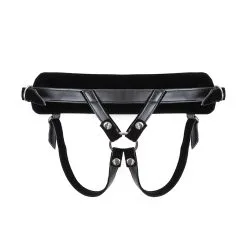 Virgite - Strap-on Harnas Met Zwarte Dildo - Maat S 10 Virgite - Strap-on Harnas Met Zwarte Dildo - Maat S -Sex Toys winkel Virgite Strap on Harnas met zwarte dildo maat S 3