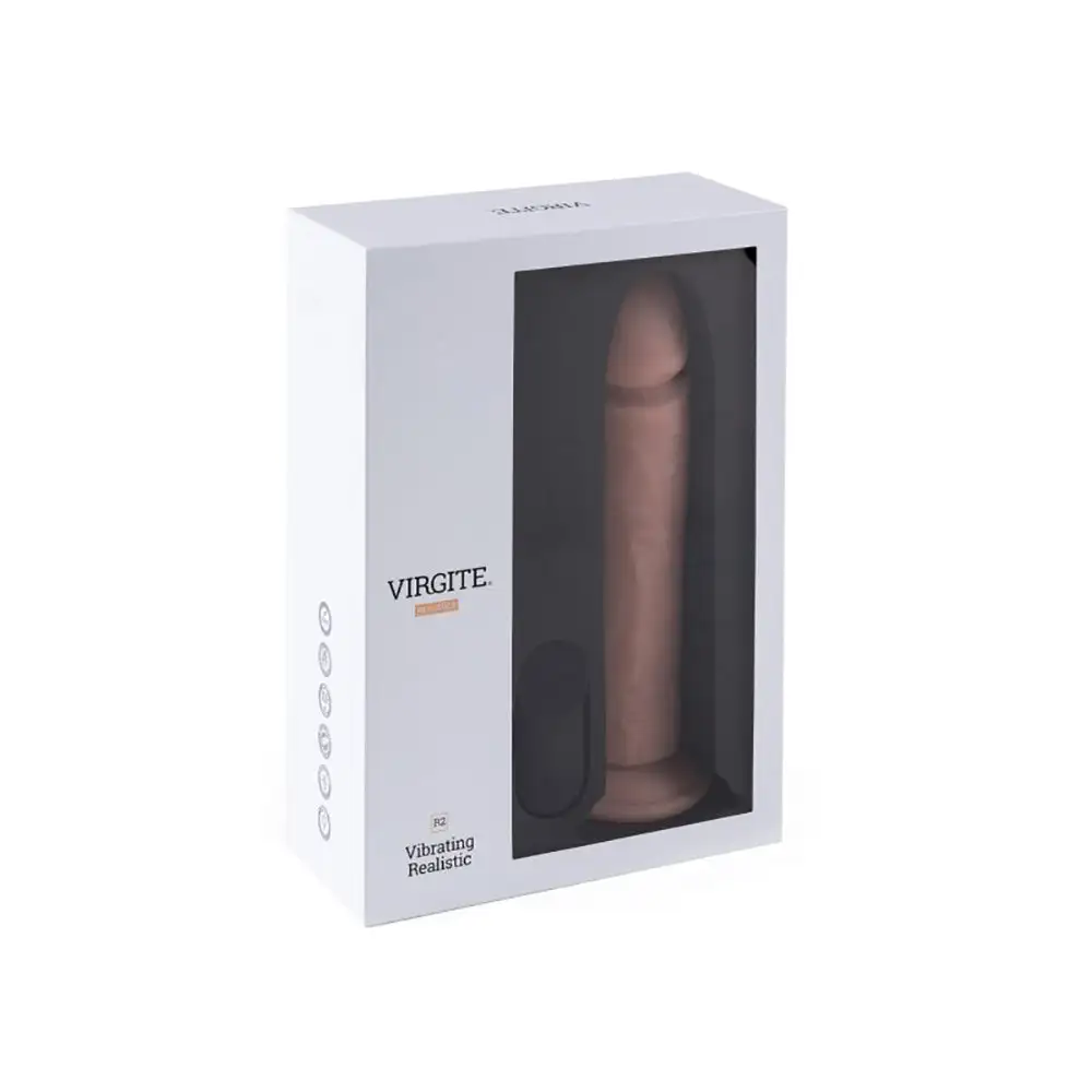 Virgite - Vibrerende Dildo Met Afstandsbediening 23 X 7.5 Cm - Lichte Huidskleur 5 Virgite - Vibrerende Dildo Met Afstandsbediening 23 X 7.5 Cm - Lichte Huidskleur - Afbeelding 5