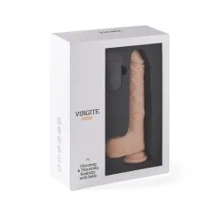 Virgite - Vibrerende En Stotende Dildo Met Remote R13 - Lichte Huidskleur 8 Virgite - Vibrerende En Stotende Dildo Met Remote R13 - Lichte Huidskleur -Sex Toys winkel Virgite Vibrerende en Stotende Dildo met Remote R13 lichte huidskleur 4