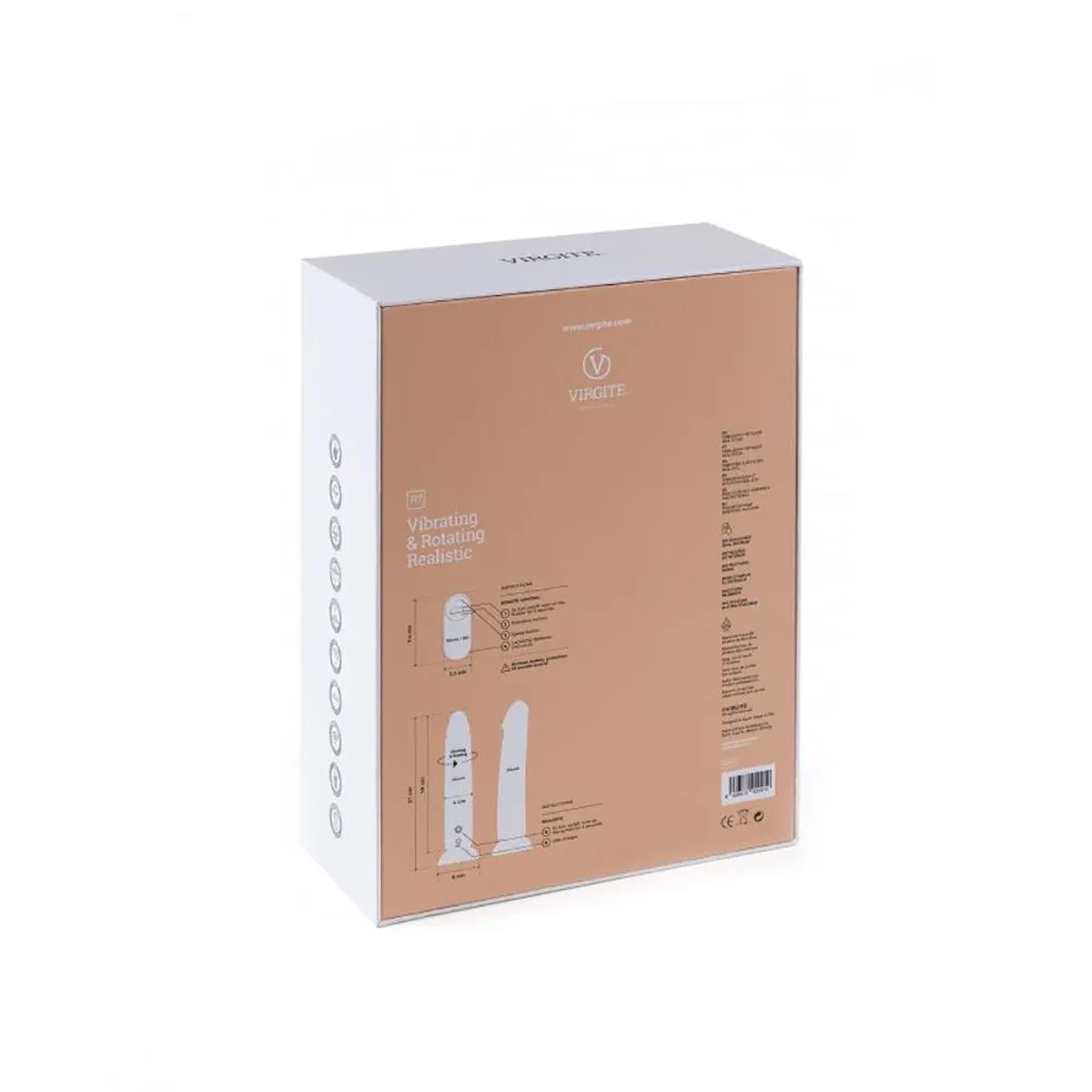 Virgite - Roterende Vibrerende Dildo Van 19 Cm Met Afstandsbediening - Lichte Huidskleur 7 Virgite - Roterende Vibrerende Dildo Van 19 Cm Met Afstandsbediening - Lichte Huidskleur - Afbeelding 7