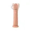 Virgite - Roterende Vibrerende Dildo Van 21 Cm Met Afstandsbediening - Lichte Huidskleur