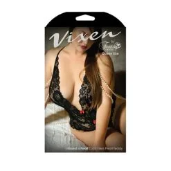 Vixen - Kanten Body Met Parels - Zwart 11 Vixen - Kanten Body Met Parels - Zwart -Sex Toys winkel Vixen Kanten Body Met Parels Zwart 6