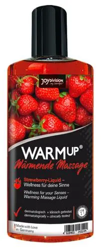 EDC WARMup Massageolie Aardbei - 150 Ml