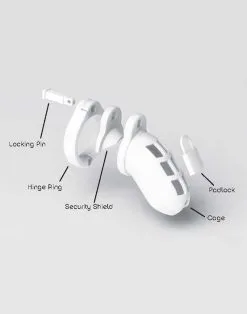 World Cage - Kuisheidskooi VEGAS (maat M) Met Anti-terugtrek Schildje - Transparant 8 World Cage - Kuisheidskooi VEGAS (maat M) Met Anti-terugtrek Schildje - Transparant -Sex Toys winkel World Cage Kuisheidskooi VEGAS maat M met anti terugtrek schildje transparant 4