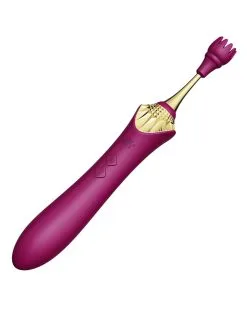 Zalo - Clitoris Pinpoint Vibrator Bess Met Extra Opzetstukken - Robijn Rood -Sex Toys winkel ZALO Clitoris Pinpoint Vibrator Bess met extra opzetstukken robijn rood 5
