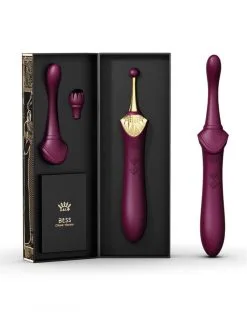 Zalo - Clitoris Pinpoint Vibrator Bess Met Extra Opzetstukken - Robijn Rood -Sex Toys winkel ZALO Clitoris Pinpoint Vibrator Bess met extra opzetstukken robijn rood 6
