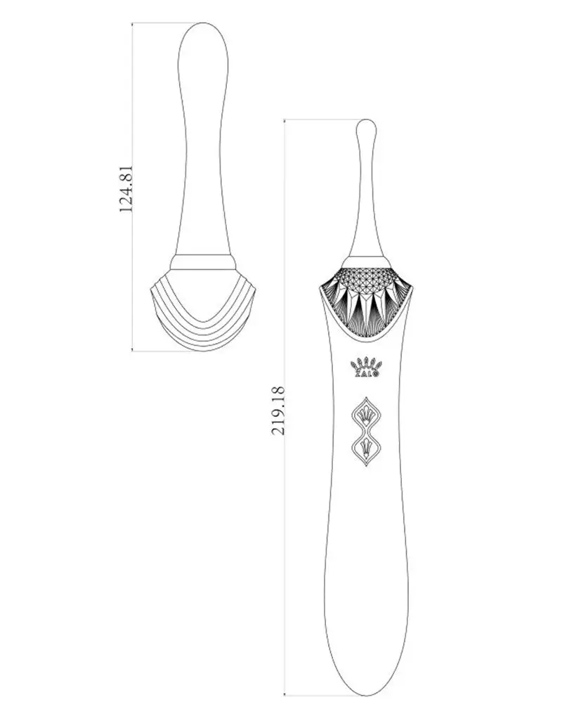 Zalo - Clitoris Pinpoint Vibrator Bess Met Extra Opzetstukken - Zwart 12 Zalo - Clitoris Pinpoint Vibrator Bess Met Extra Opzetstukken - Zwart - Afbeelding 12