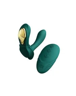 Zalo - Draagbare Panty Vibrator (voor In Een Slipje) Met Afstandsbediening - Groen