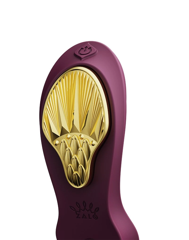 Zalo - Draagbare Panty Vibrator (voor In Een Slipje) Met Afstandsbediening - Paars 6 Zalo - Draagbare Panty Vibrator (voor In Een Slipje) Met Afstandsbediening - Paars - Afbeelding 6