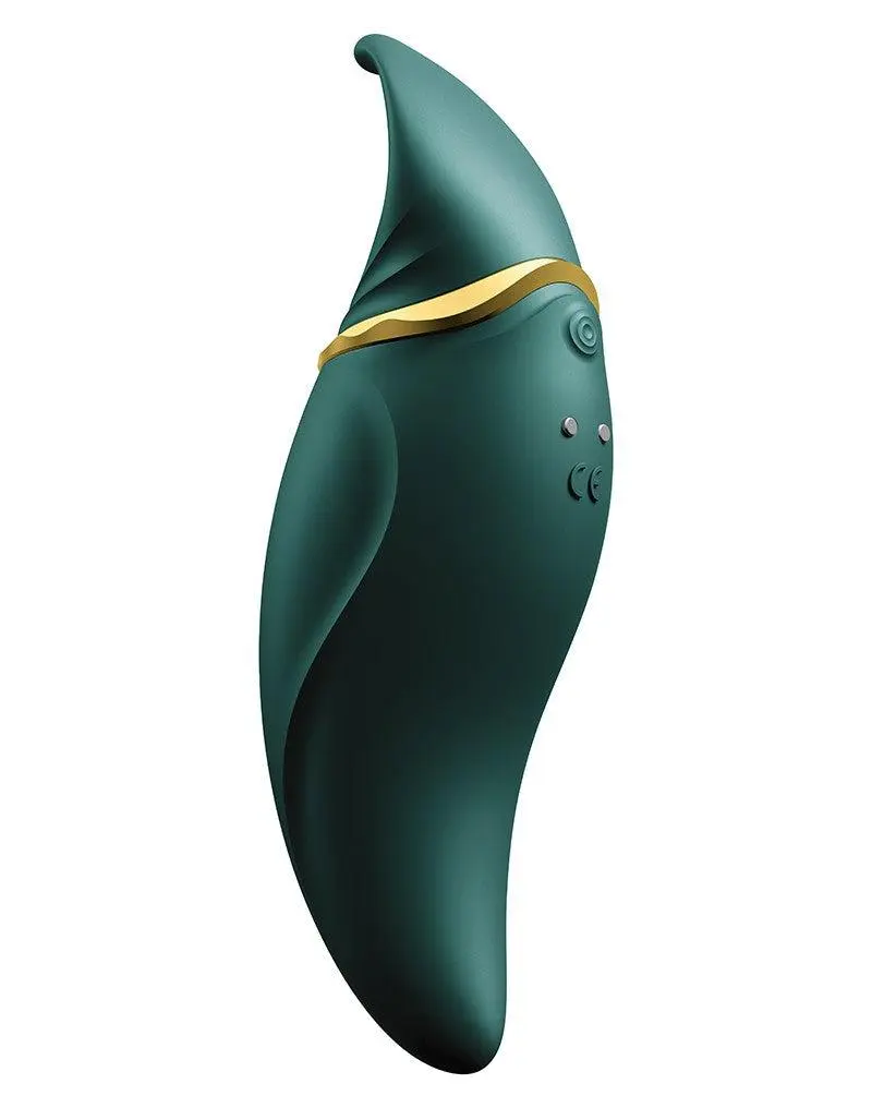 Zalo - Hero Clitoral Pulsewave Vibrator - Smaragd Groen 4 Zalo - Hero Clitoral Pulsewave Vibrator - Smaragd Groen - Afbeelding 4