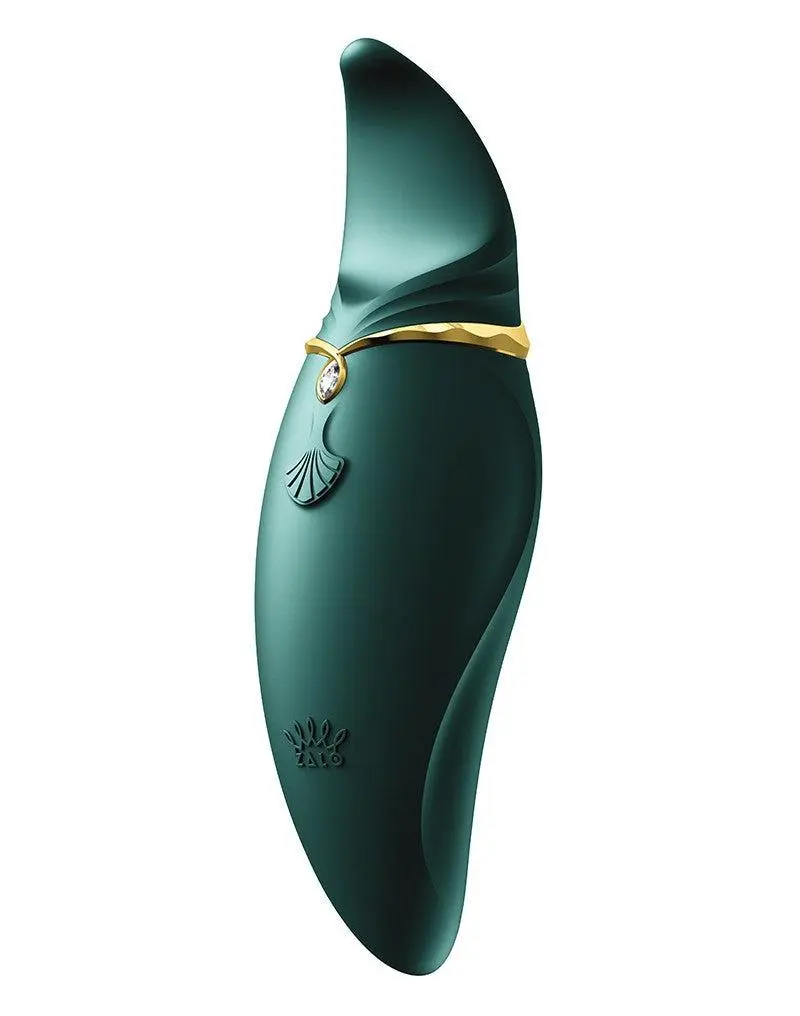 Zalo - Hero Clitoral Pulsewave Vibrator - Smaragd Groen 1 Zalo - Hero Clitoral Pulsewave Vibrator - Smaragd Groen