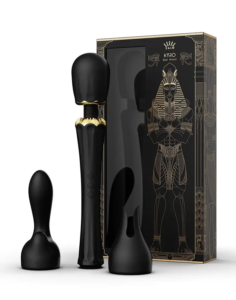 Zalo - Kyro Wand Vibrator - Zwart 6 Zalo - Kyro Wand Vibrator - Zwart - Afbeelding 6